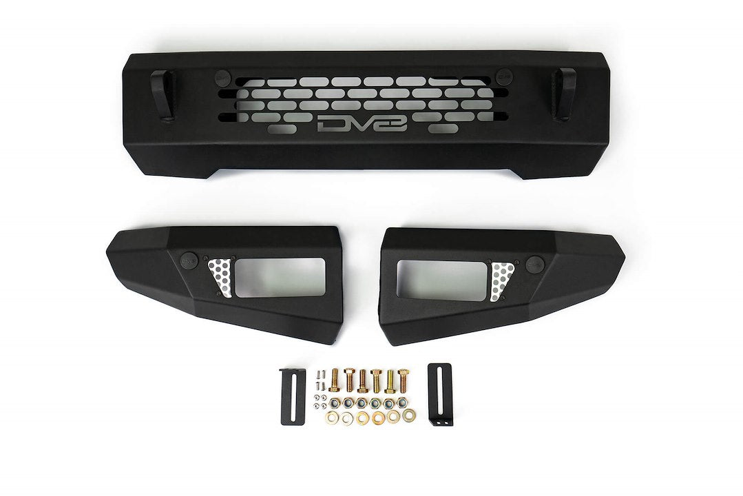 DV8 Offroad FBBR-03 Modular Steel Bronco Bumper