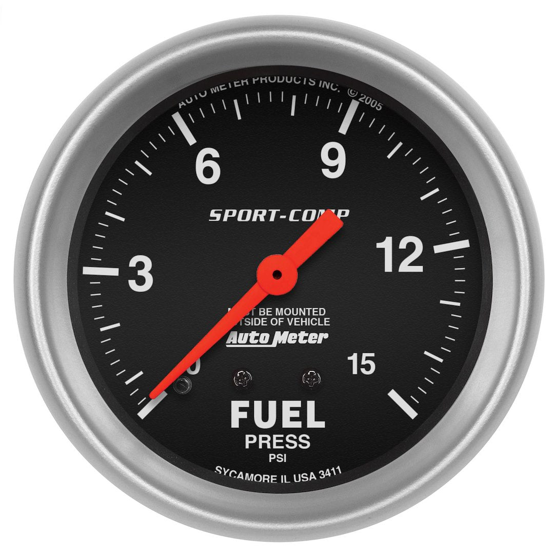 Autometer 3411 Gauge Fuel Pressure - image 1