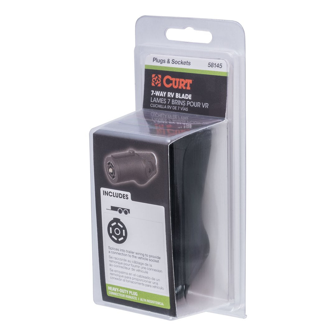 CURT Semi-universal 7 Blade Trailer Wiring Connector (58145)