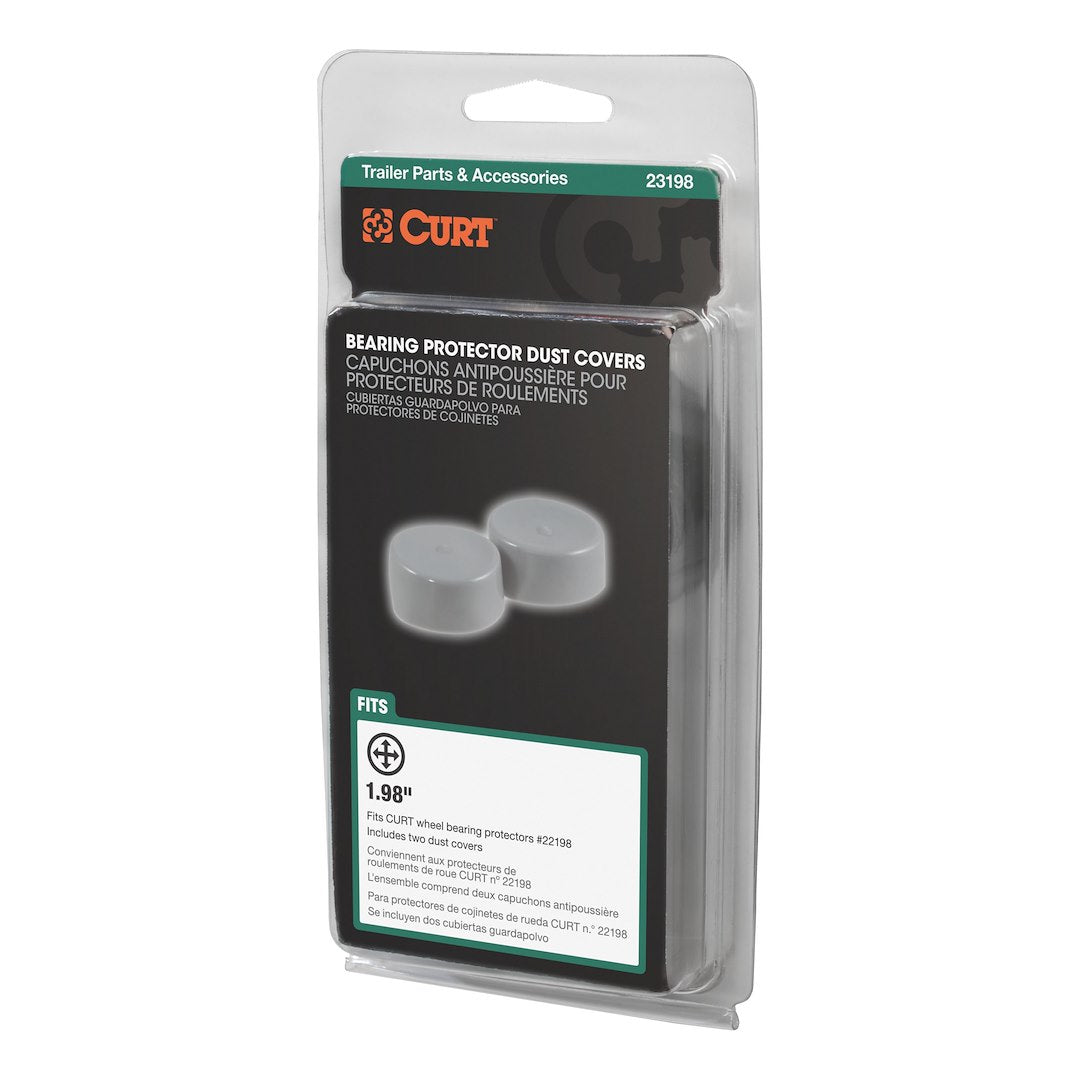 CURT Trailer Wheel Bearing Dust Cap (23198) – Material: Plastic