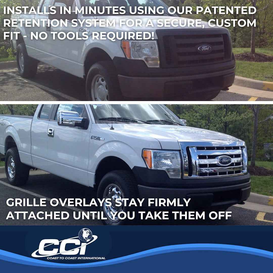 Coast To Coast GI73 F-150 Chrome Grille Overlay