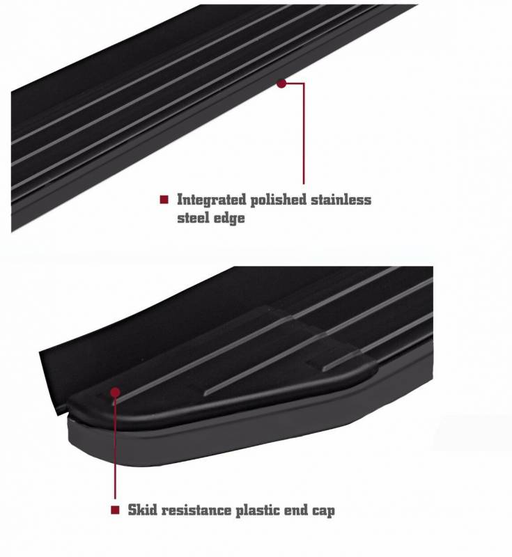 Black Horse Offroad Peerless Running Board PR-NI372BK - image 1