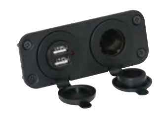 Attwood Marine 14262-6 12V Wired USB Outlet