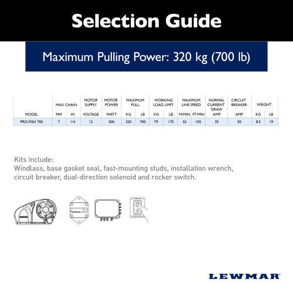 Lewmar 6656211967-310 Windlass - image 3
