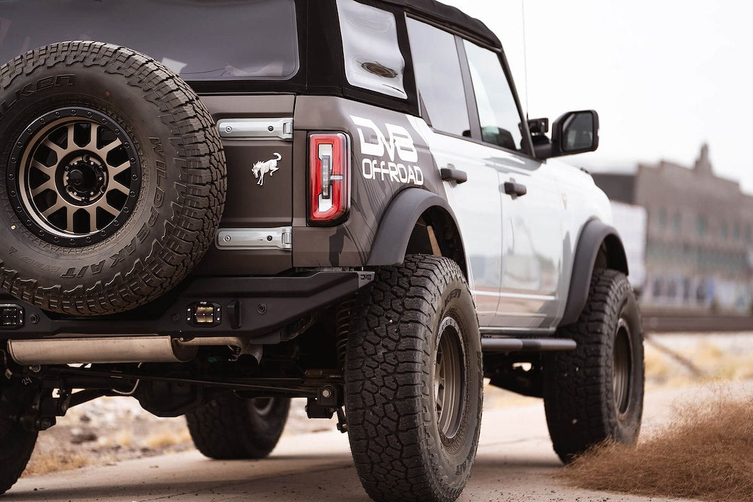DV8 Offroad SRBR-02 OE Plus Bronco Round Step Bars