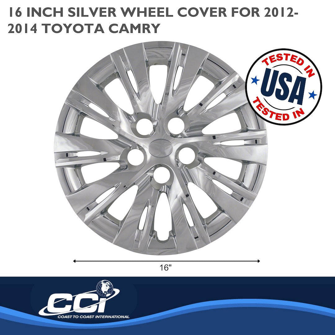Coast To Coast 46616S Camry Silver Split-Spoke Covers - image 2