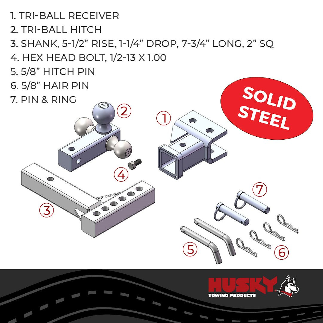 Husky Towing 30001 Trailer Hitch Ball Mount - image 2