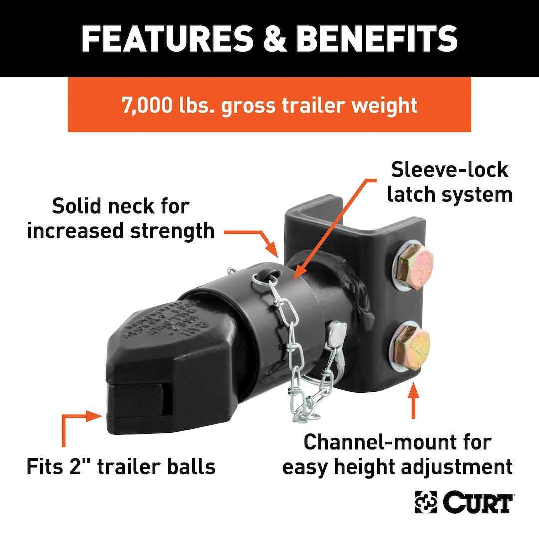 Curt 25319 Trailer Coupler - image 2
