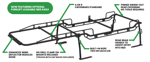 Holman 12000 Pro Rack Leg and Crossbar Kit