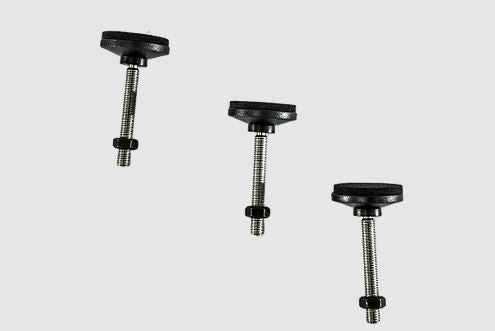 Exposed Racks 8-00-9916 2.5-Inch Stainless Roof Rack Feet, 3