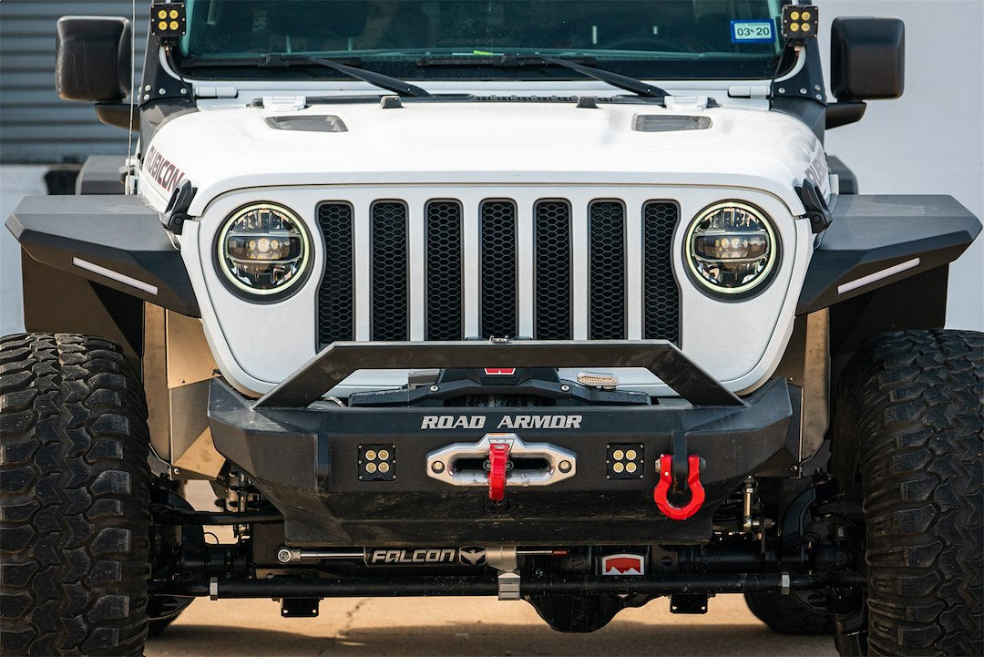 Road Armor 518AFFWB Stealth Flat Front Fender Flare