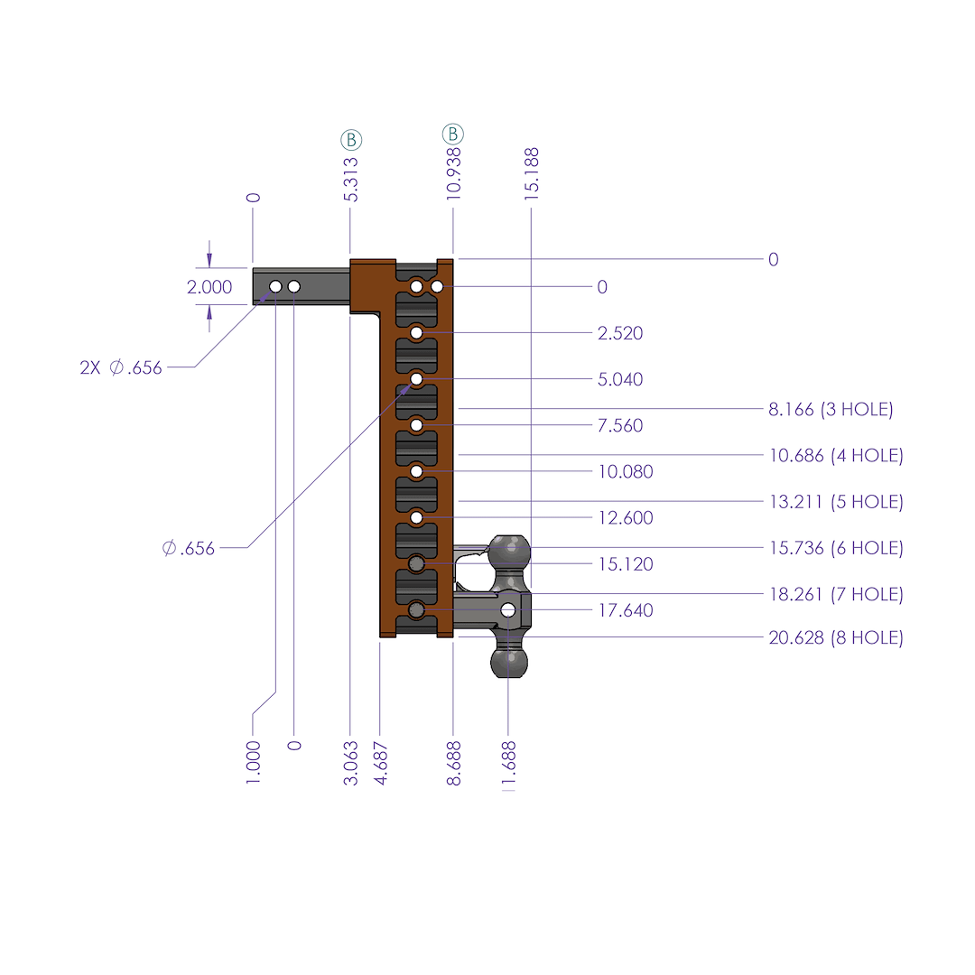 Gen-Y Hitch Gh-524 Trailer Hitch Ball Mount - image 6