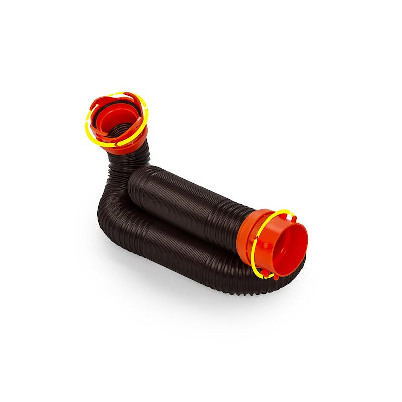 Camco 39764 RhinoFLEX 10' RV Sewer Hose with Swivel Fittings & Locking Rings