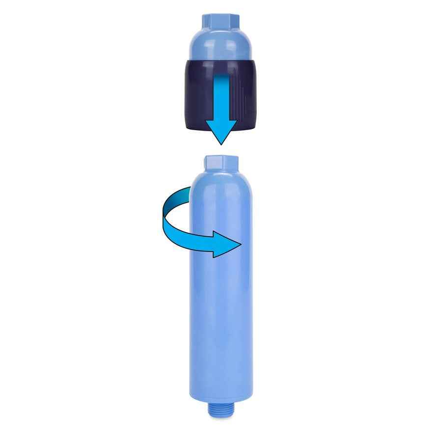 Camco Fresh Water Filter 40048 – Type: In-Line Canister