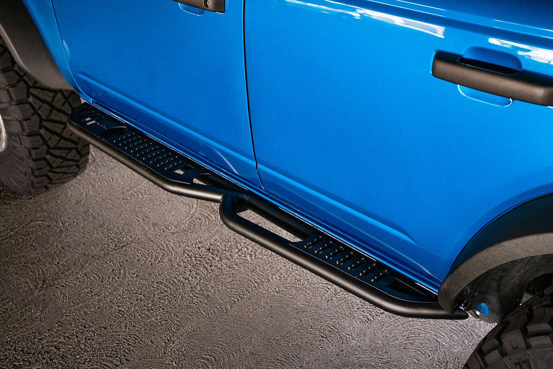 DV8 Offroad SRBR-02 OE Plus Bronco Round Step Bars