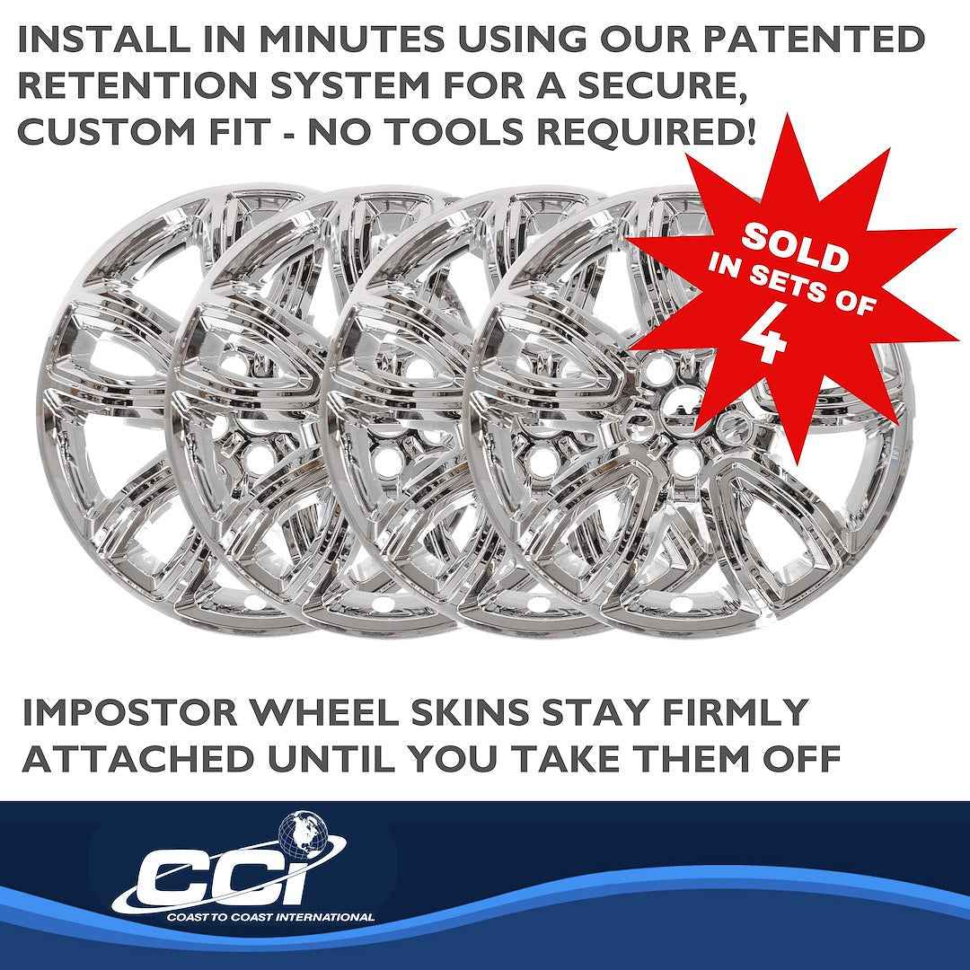 Coast To Coast IMP468X Explorer Chrome 18-Inch Wheel Skins