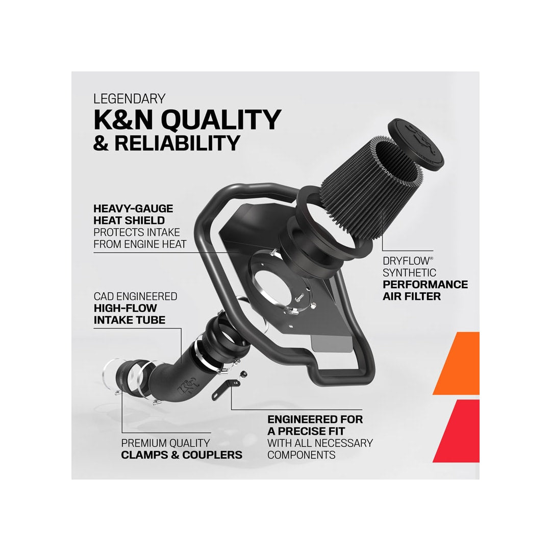 K&N 30-3070 Dryflow Cold Air Intake