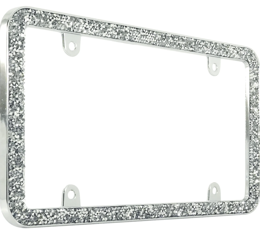 Cruiser 16630 Shattered Clear Chrome Plate Frame - image 4
