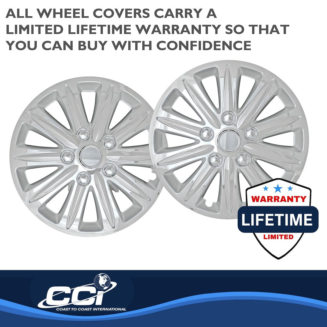 Coast To Coast 42015C 15-Inch Chrome 10-Spoke Covers - image 3