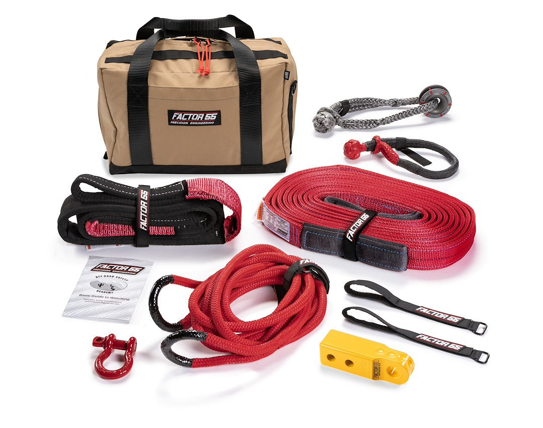 Factor 55 00494-03 Yellow UTV Winch and Tow Kit