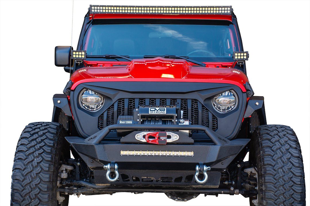 DV8 Offroad GRJL-01 Angry-Style Jeep JL Grille