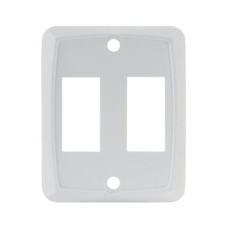 JR Products Multi Purpose Switch Faceplate (12875) – Color: White