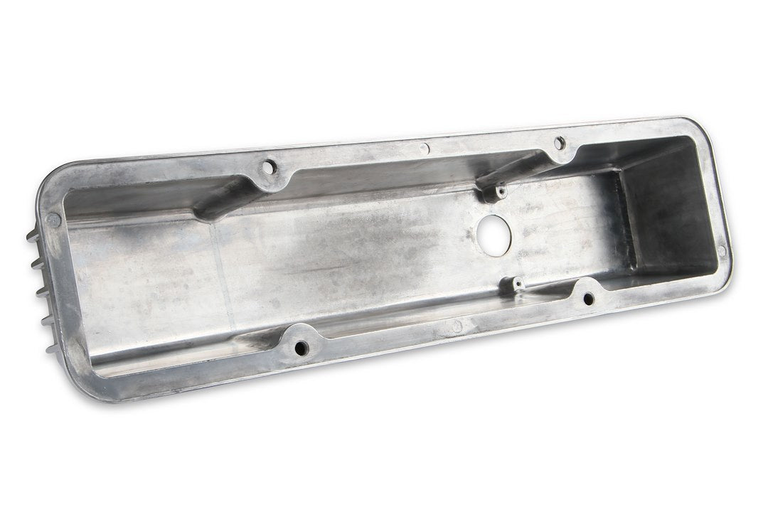 Mr. Gasket 6855g Polished Finned Small-Block Chevy Valve Cover