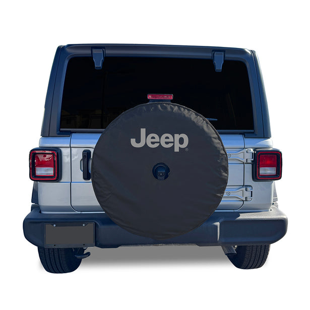 Covercraft STW1103BK Jeep Logo Camera Spare Tire Cover - image 1