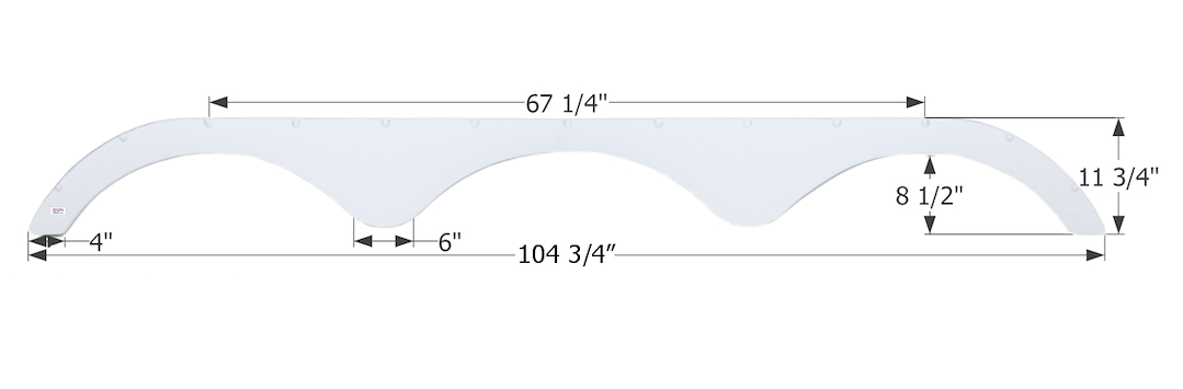 Icon 01931 Fender Skirt