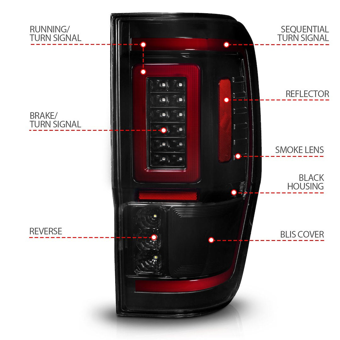 ANZO USA Uses OEM Sockets And Wiring OEM LED Tail Light Assembly 311447 - image 4