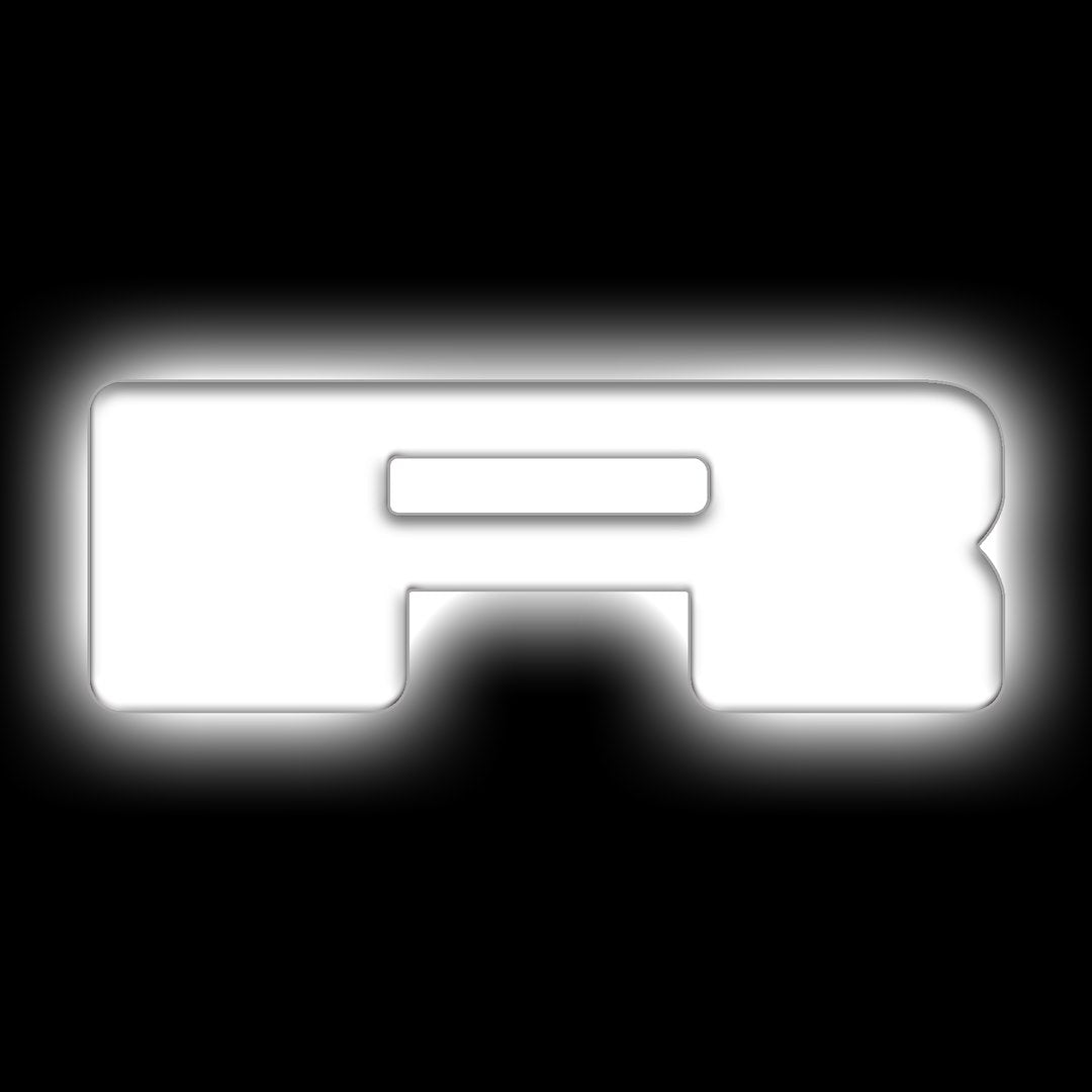 Oracle Lighting 3140-R-001 Matte White R LED Letter Badge