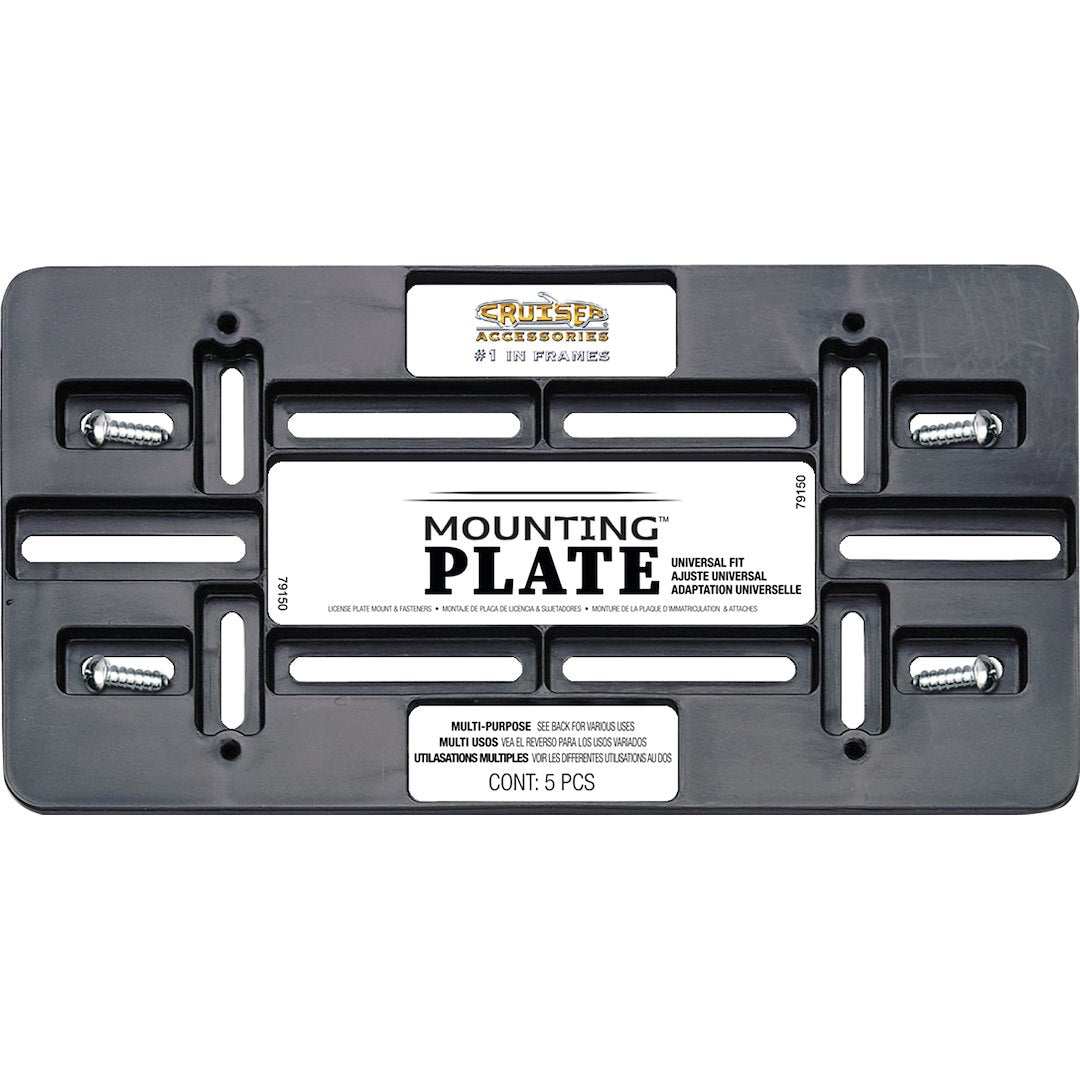 Cruiser License Plate Bracket (79150) – Color: Black