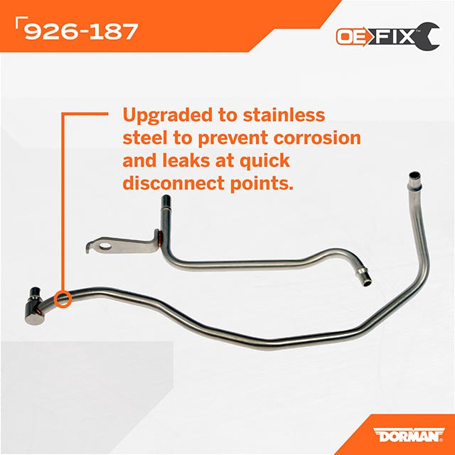 Dorman OE Solutions 926-187 Turbocharger Coolant Line - image 7
