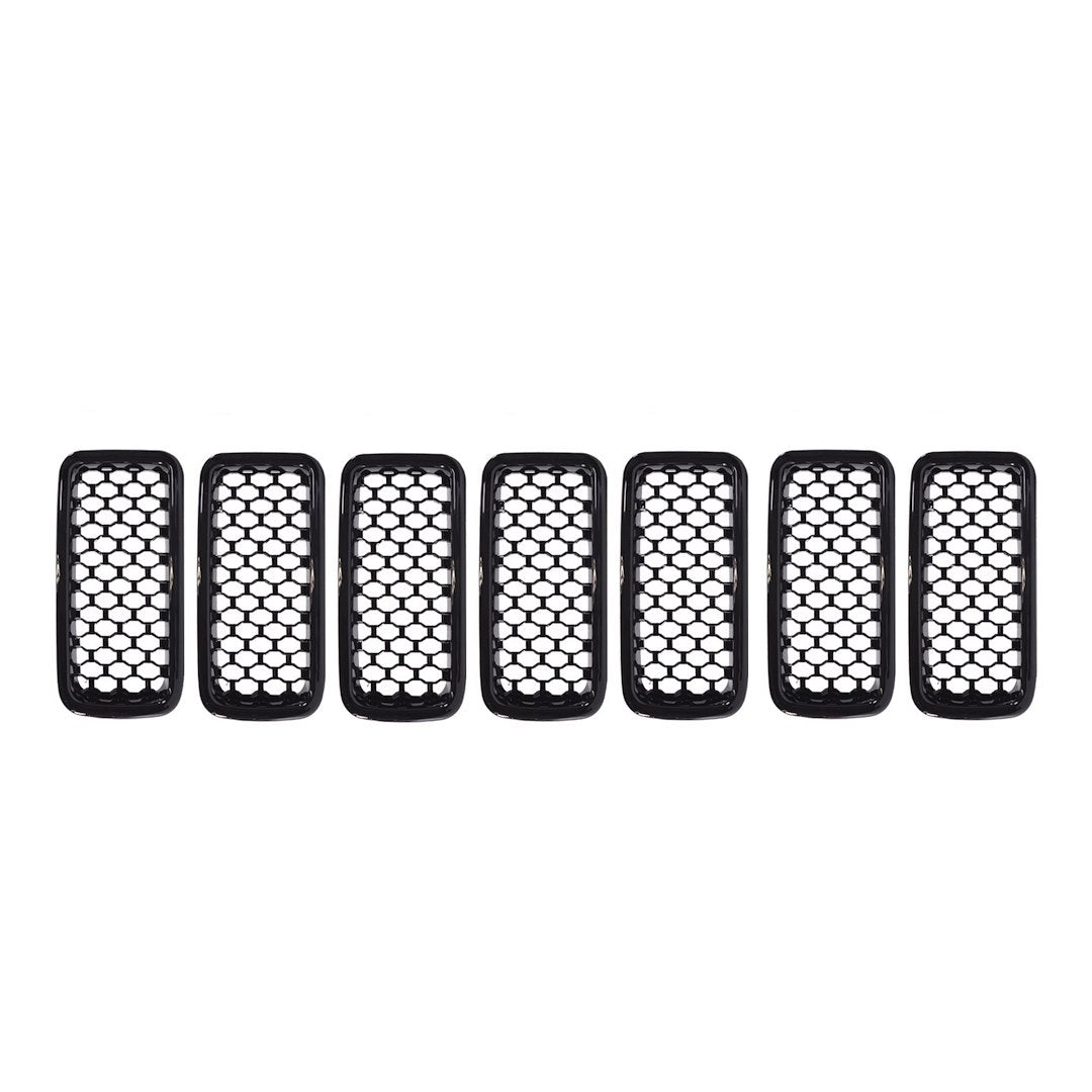 Coast To Coast GI503BLK Renegade Black Mesh Grille Overlay - image 1
