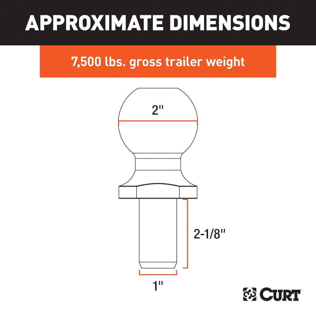 Curt 40070 Trailer Hitch Ball - image 4