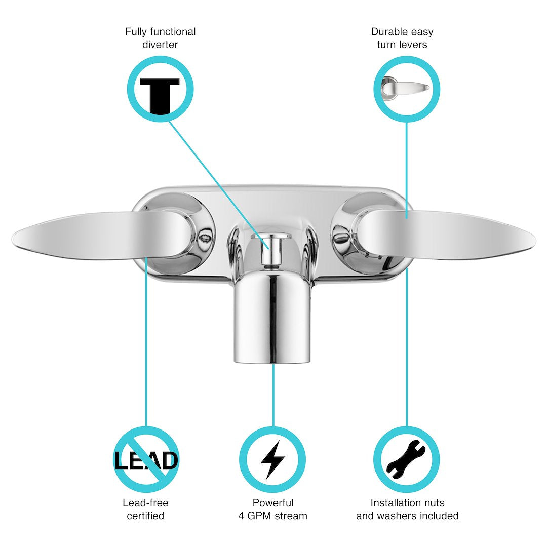 Dura Faucet Df-Sa110lh-Cp Faucet - image 5