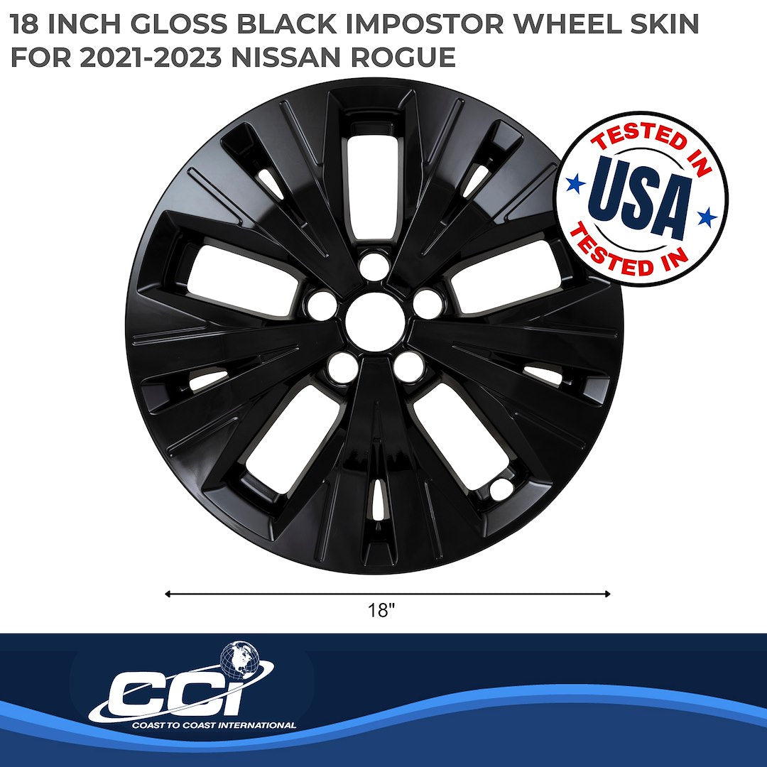 Coast To Coast IMP503BLK Rogue Black 18-Inch Wheel Skin - image 3