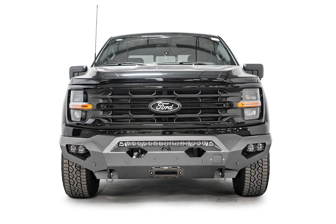 Fab Fours FF24-X6551-1 Matrix Steel Bumper, 12,000-lb Winch Fit