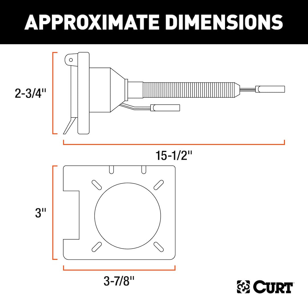 Curt 57604 Trailer Wiring Connector - image 2