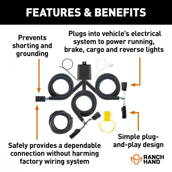 Ranch Hand RHE-10005 Legend Headache Rack Wiring Harness