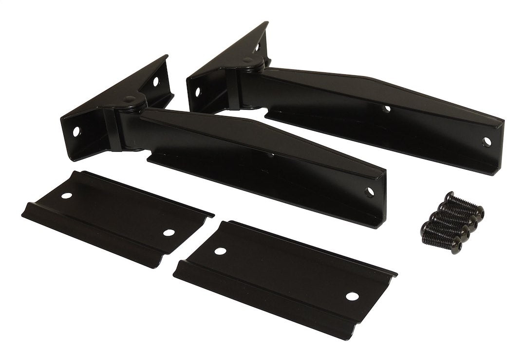 Crown Automotive RT34101 Black Stainless Tailgate Hinge Pair - image 1
