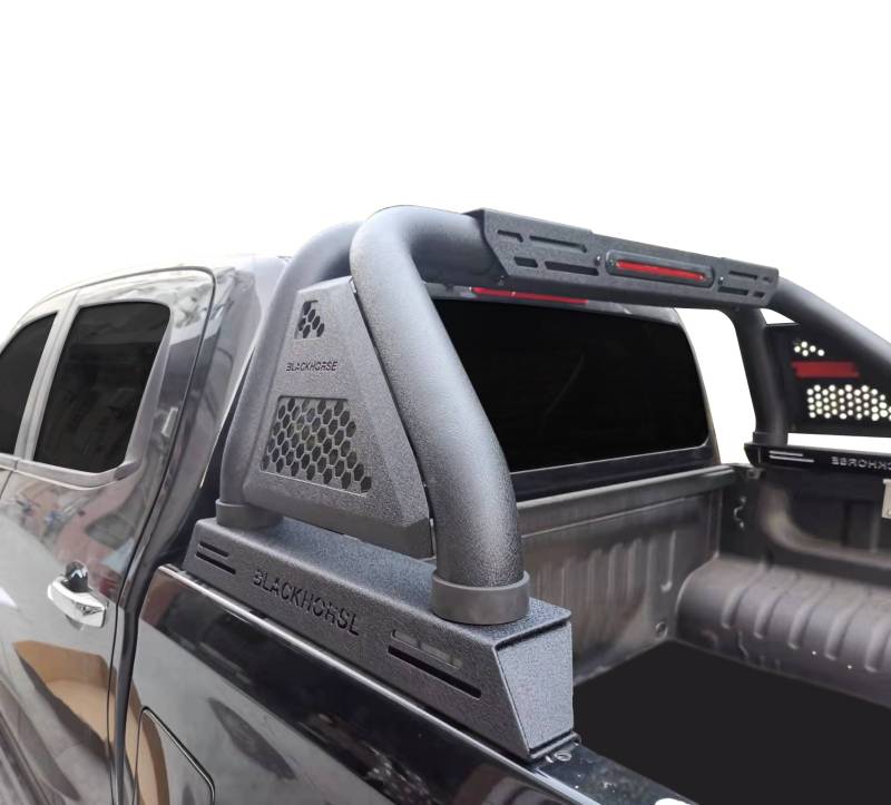 Black Horse Offroad RB07MT Tubular Powder Coated Steel Truck Bed Bar - image 4
