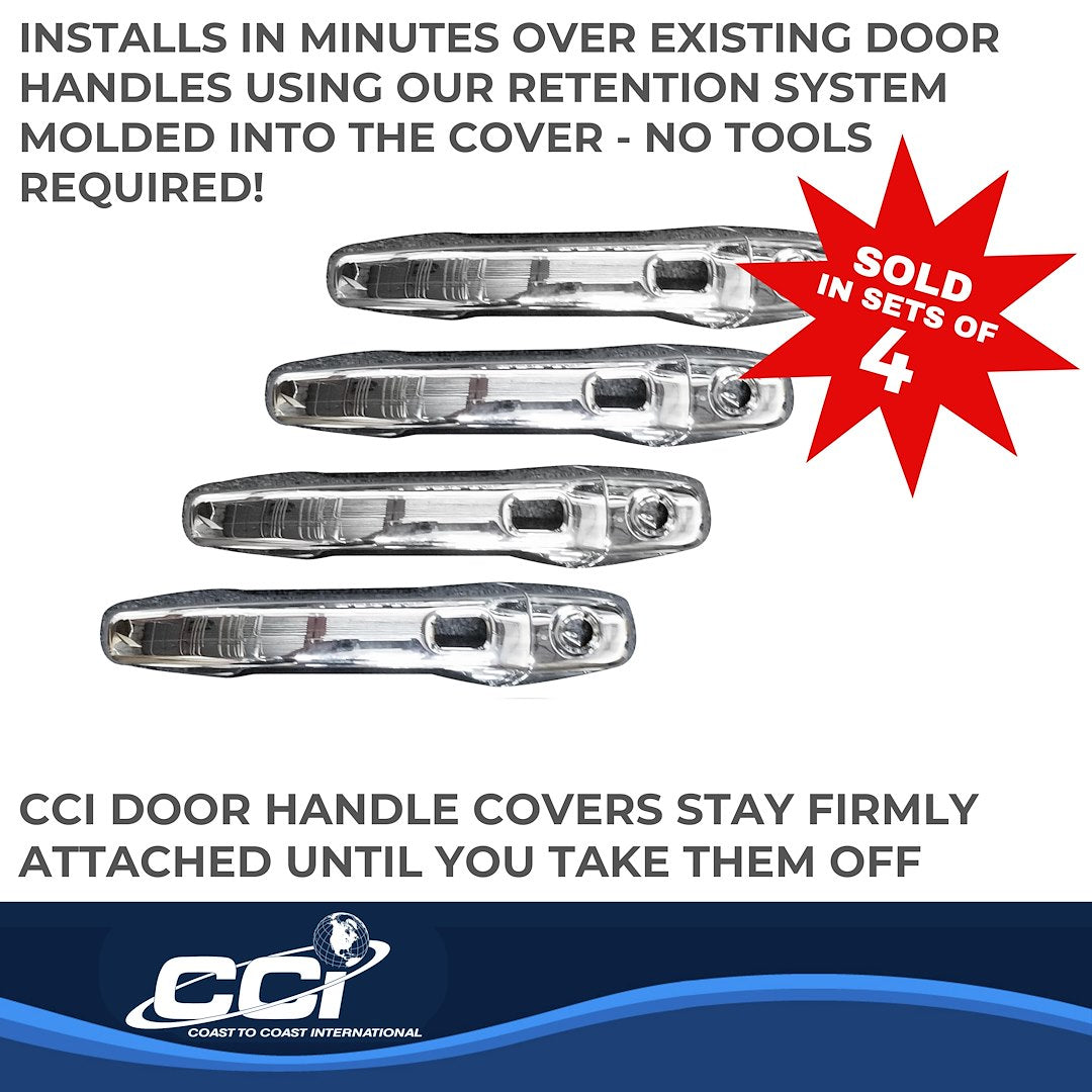 Coast To Coast DH68589S Chrome Explorer Smart-Key Covers - image 3