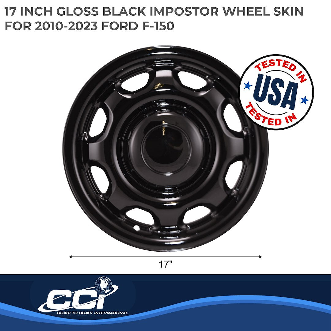 Coast To Coast IMP80BLK 17-Inch Black F-150 Wheel Skins - image 2