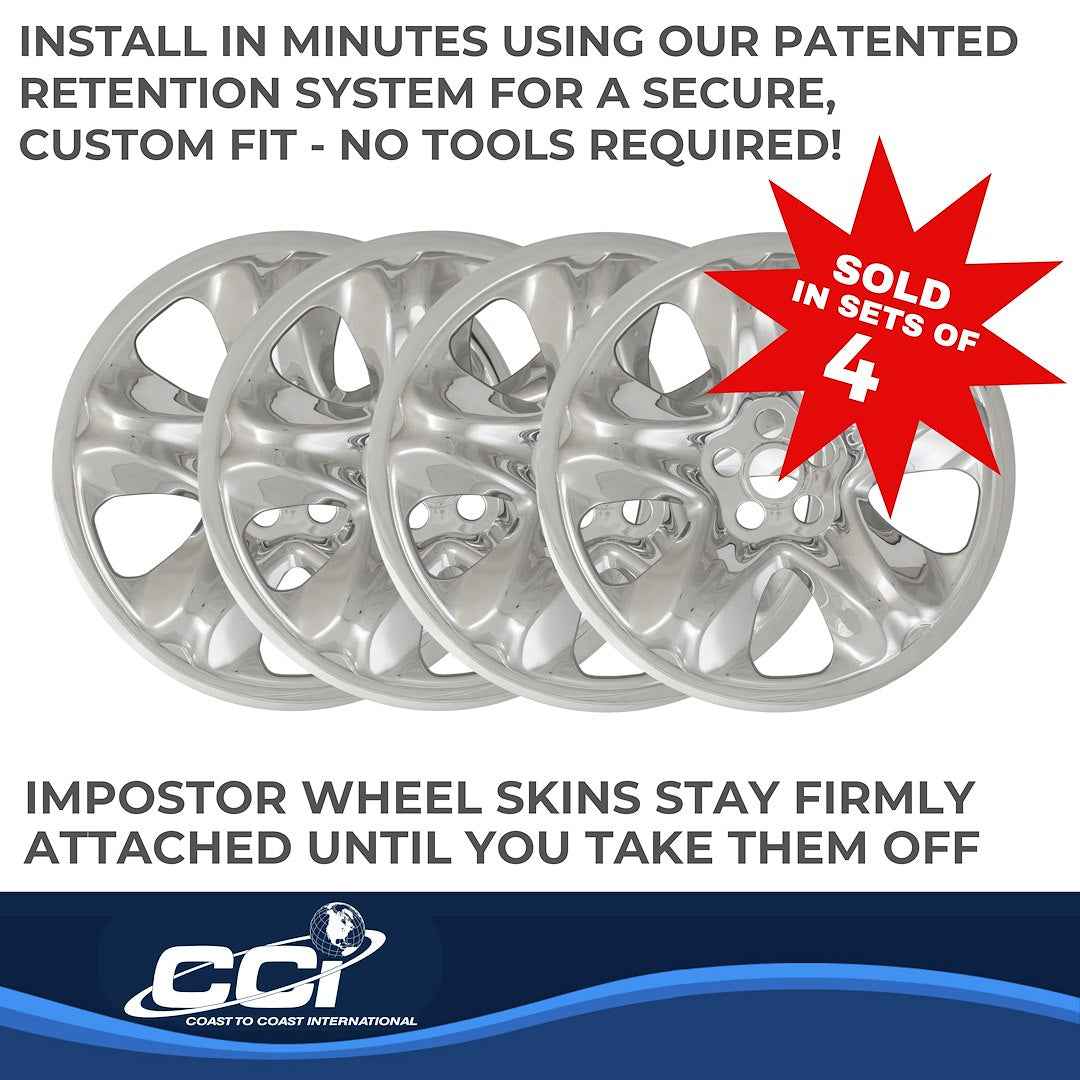 Coast To Coast IMP95X Chrome 17-Inch Forester Wheel Skins