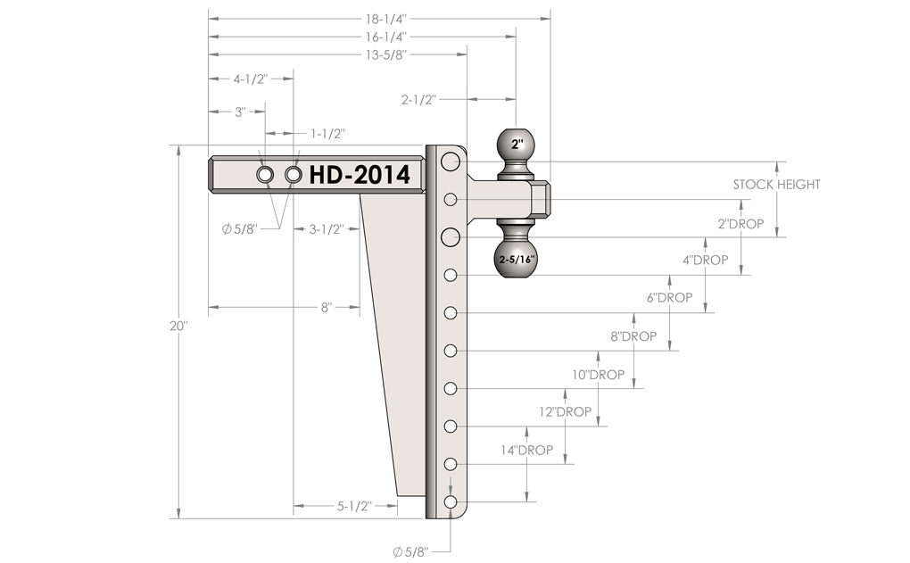Bulletproof Hitches Hd2014 Trailer Hitch Ball Mount - image 10