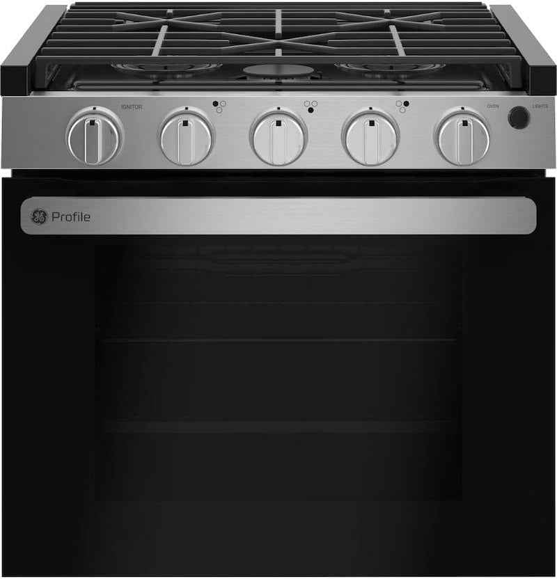 GE Profile RV Stove Range PLD621RTSS – 3-Burner Propane Cooktop with Piezo