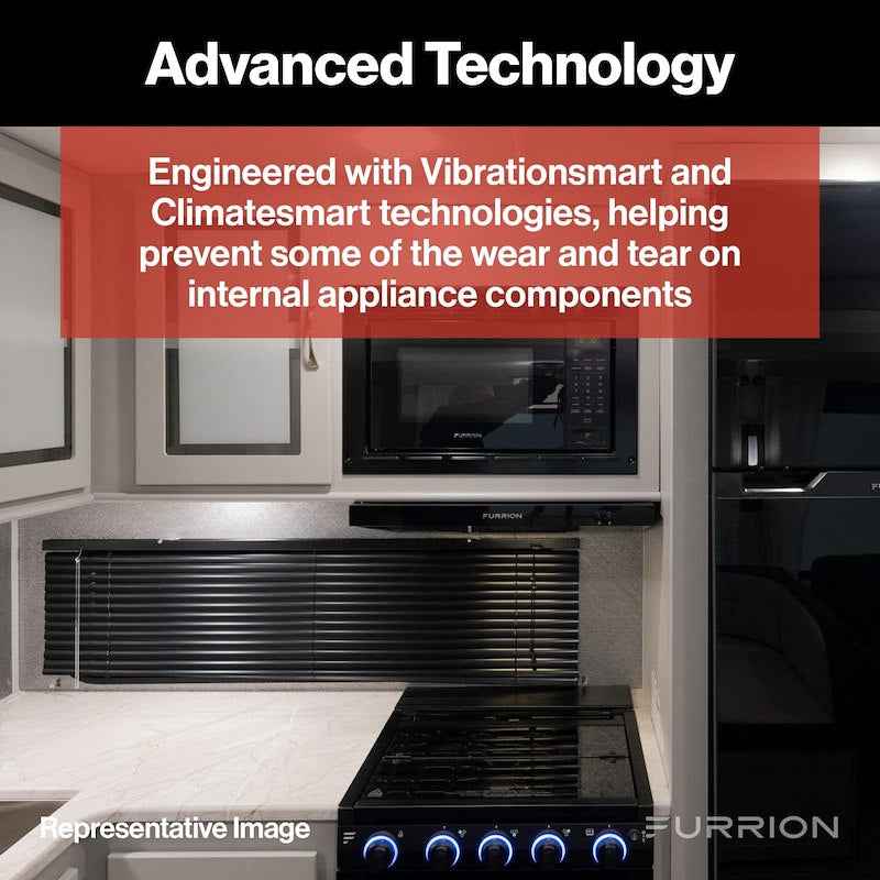 Furrion FMSN09-BL Microwave Oven 0.9 Cu Ft Black 900W