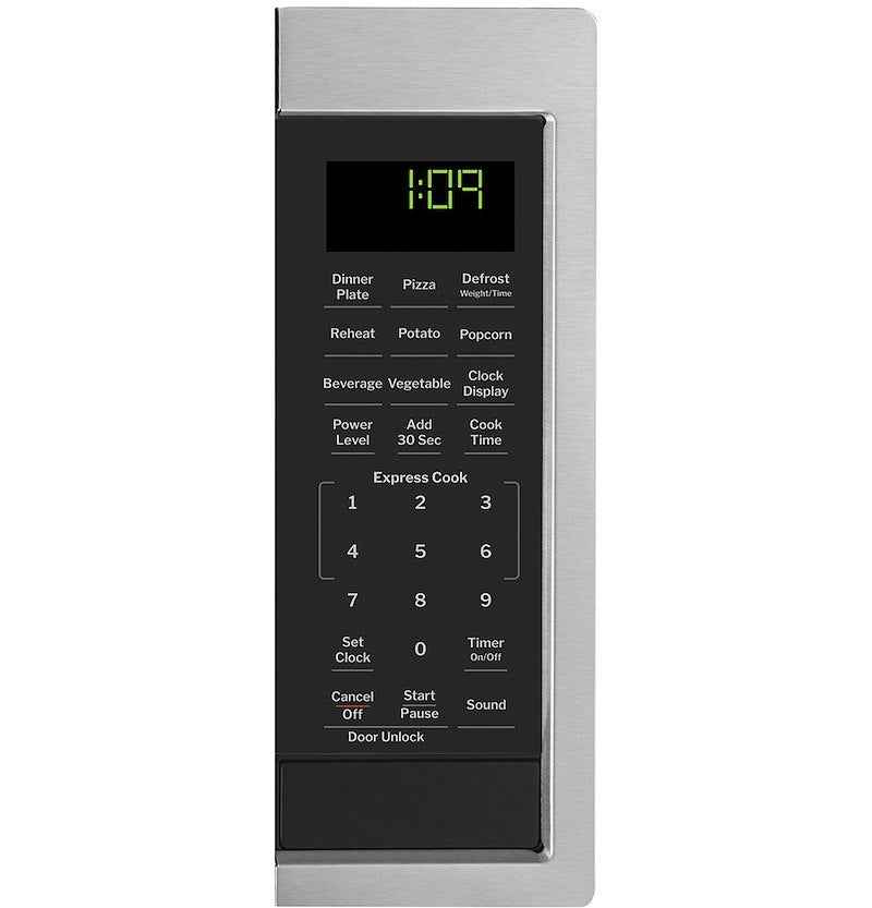 GE Appliances GCBK09N1WSS 0.9 Cu. Ft. 900W RV Microwave Oven – Stainless/Silver