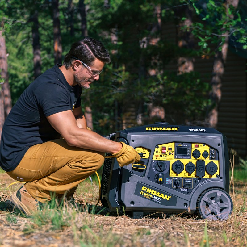 Firman W05583 6850W/5500W Portable Gas Generator with Remote Start